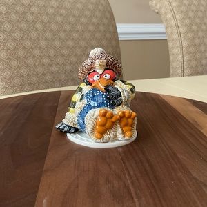 FABULOUS XXL Silly Scary Crow Scarecrow Platter Decoration 🍂